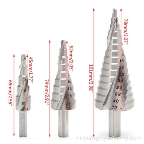 HSS -spiraalfluitstap Boorbit set